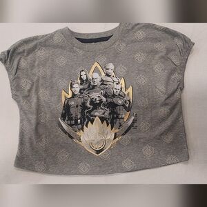 Gold and Gray Short Sleeve Tees with Unique Graphics